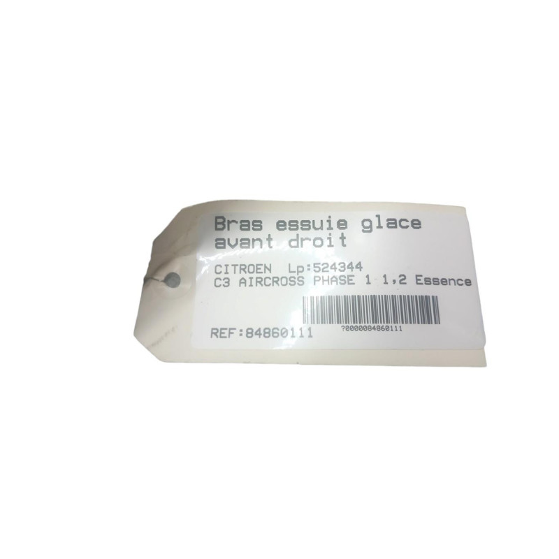 Bras essuie glace avant droit CITROEN C3 AIRCROSS Photo n°1