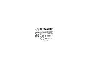 Vitre arriere droit RENAULT MEGANE 4 Photo n°2