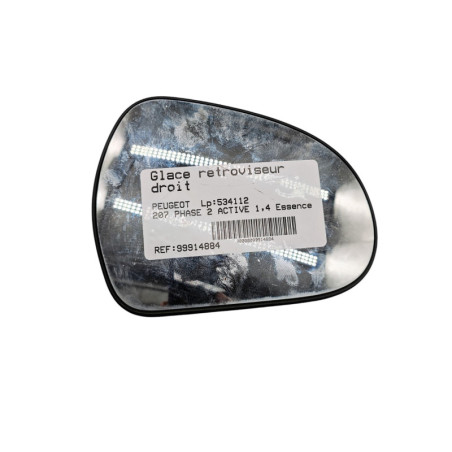 Glace retroviseur droit PEUGEOT 207