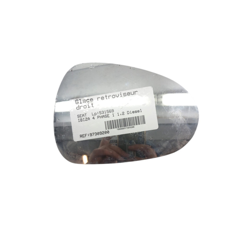 Glace retroviseur droit SEAT IBIZA 4 Photo n°1
