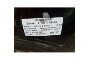 Vitre arriere gauche RENAULT SCENIC 3 Photo n°15