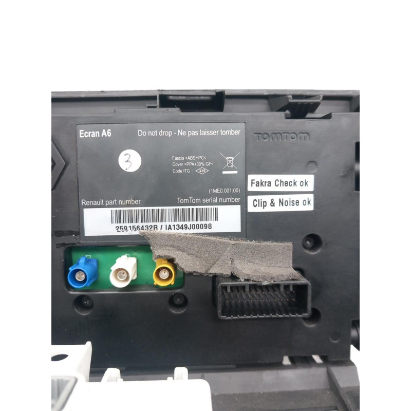 Ecran GPS RENAULT CLIO 3 Photo n°1