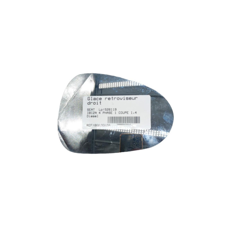 Glace retroviseur droit SEAT IBIZA 4 Photo n°1