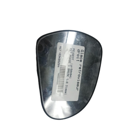 Glace retroviseur droit PEUGEOT 207
