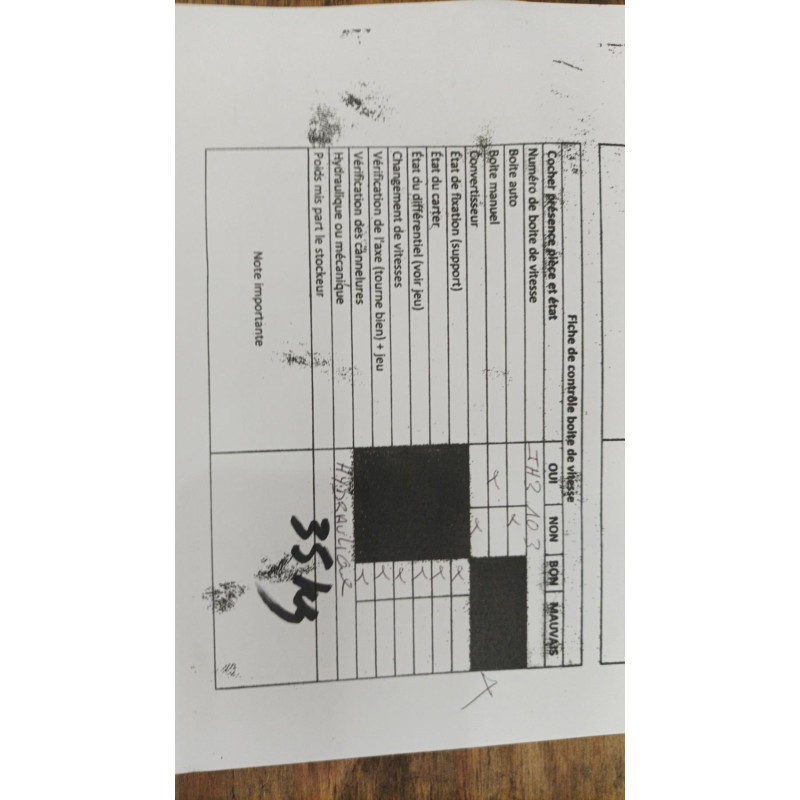 Boite de vitesses NISSAN MICRA 3 Photo n°1