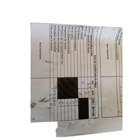 Boite de vitesses CITROEN XSARA PICASSO