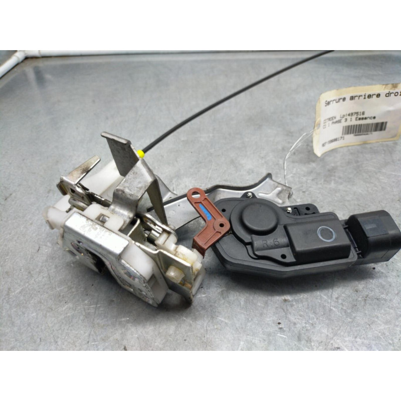 Serrure arriere droit CITROEN C1 1 Photo n°1