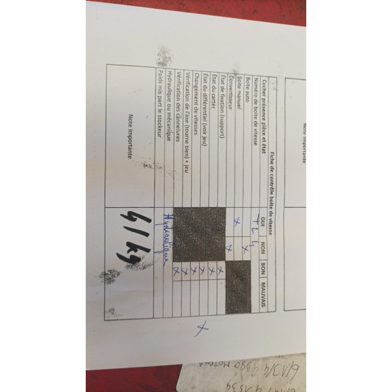Boite de vitesses RENAULT MEGANE 3 Photo n°1