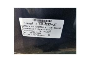 Plage arriere CITROEN C4 PICASSO 1 Photo n°3