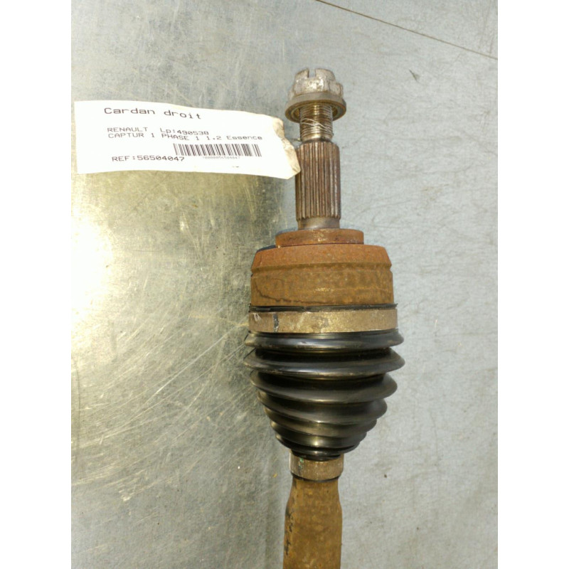 Cardan droit (transmission) RENAULT CAPTUR 1 Photo n°1