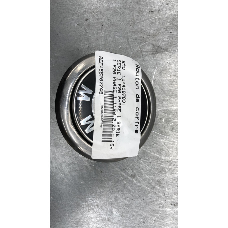 Bouton de coffre BMW SERIE 1 F20 Photo n°1