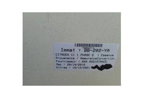 Verin de coffre CITROEN C1 1 Photo n°17