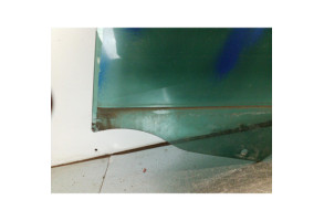 Vitre arriere gauche RENAULT CLIO 3 Photo n°5