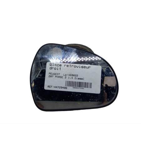 Glace retroviseur droit PEUGEOT 207