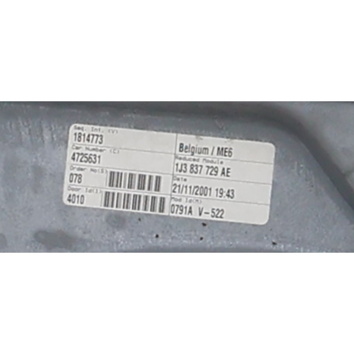 Leve vitre electrique avant gauche VOLKSWAGEN GOLF 4 Photo n°4