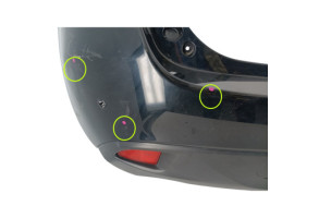 Pare choc arriere MAZDA 3 3 Photo n°13