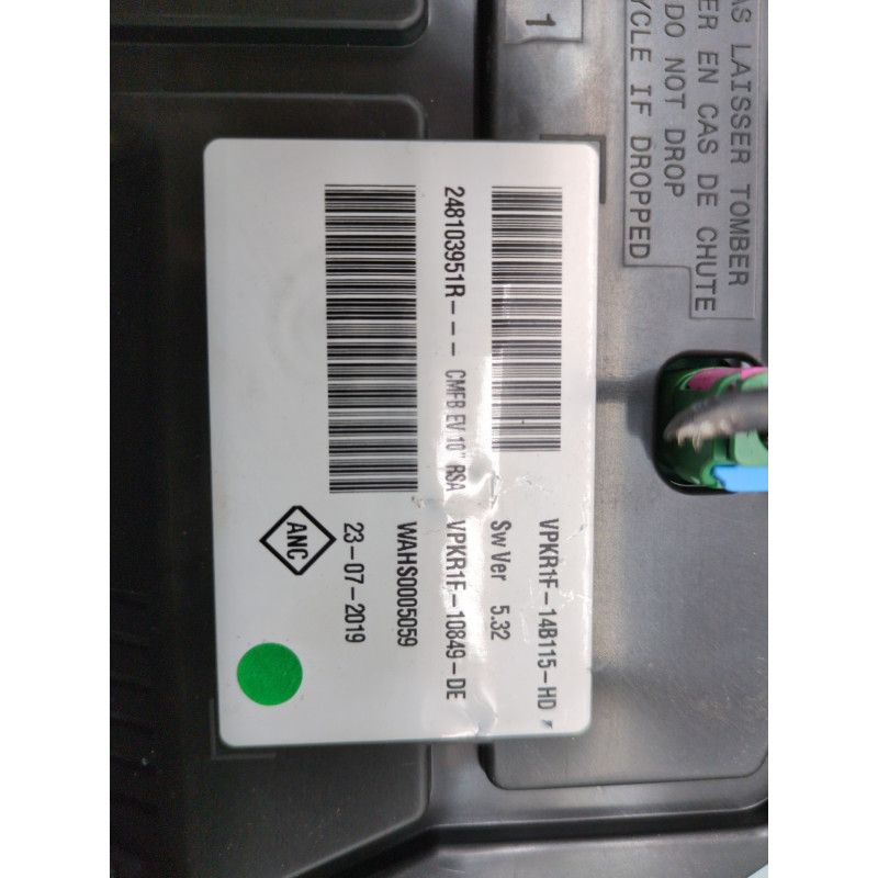 Compteur RENAULT ZOE 2 Photo n°1