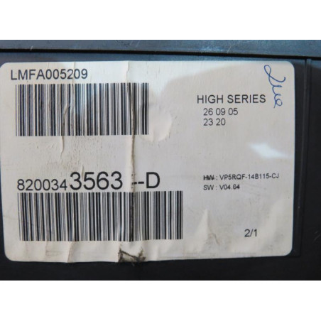 Compteur RENAULT CLIO 3