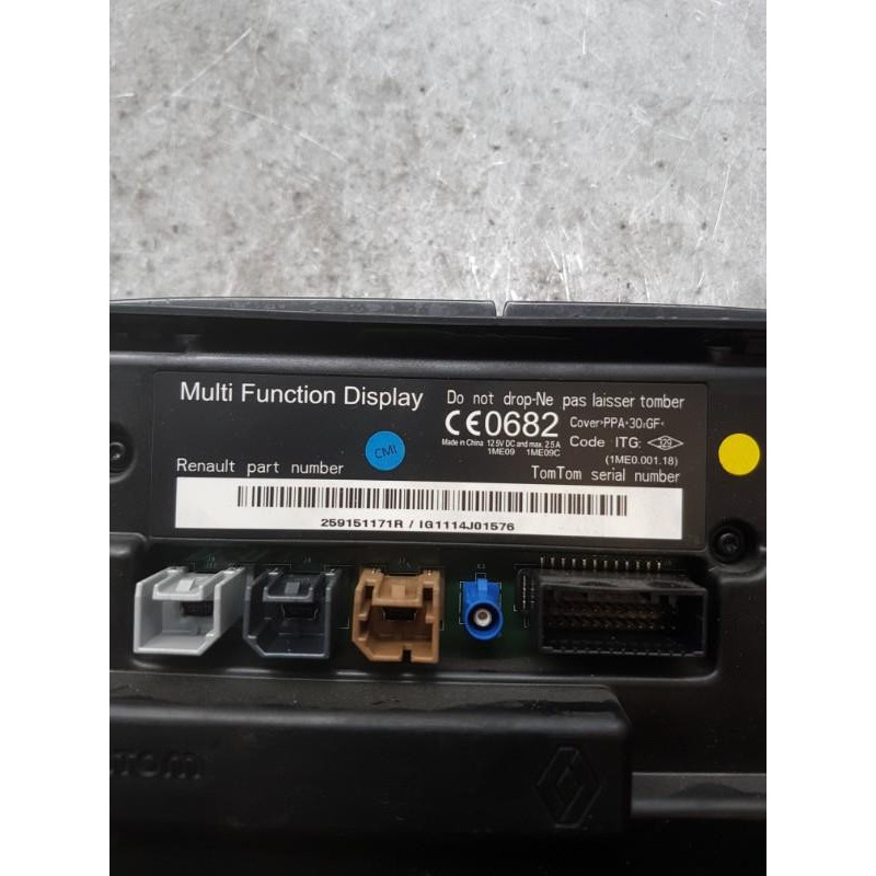 Ecran GPS RENAULT MEGANE 3 Photo n°1