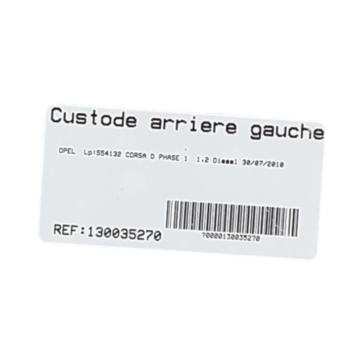 Custode arriere gauche (porte) OPEL CORSA D Photo n°5
