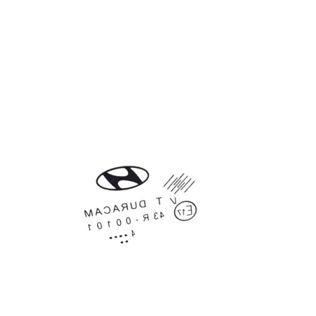 Custode arriere droit (porte) HYUNDAI I 20 1