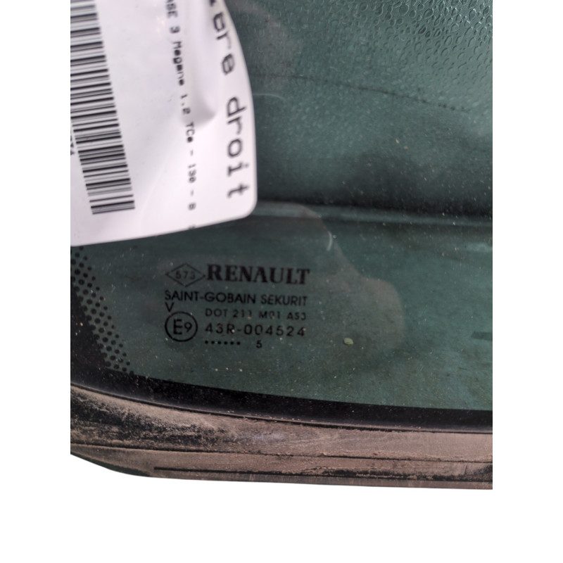 Custode arriere droit (porte) RENAULT MEGANE 3 Photo n°1