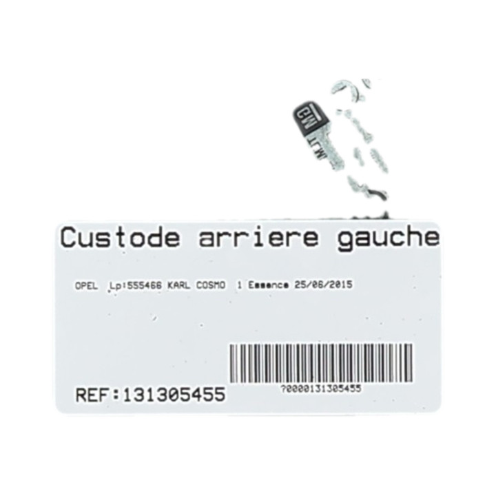 Custode arriere gauche (porte) OPEL KARL Photo n°5