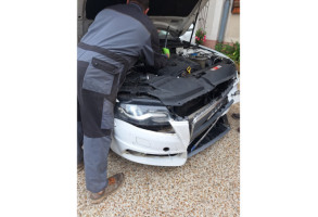 Moteur essuie glace avant AUDI A4 3 Photo n°7