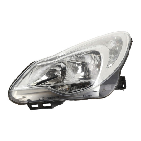 Optique avant principal gauche (feux)(phare) OPEL CORSA D