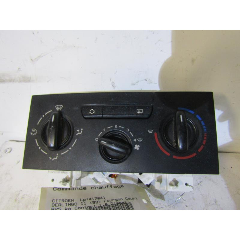 Commande chauffage CITROEN BERLINGO 2 Photo n°1