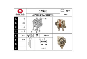 Alternateur SMART FORTWO 2 Photo n°4