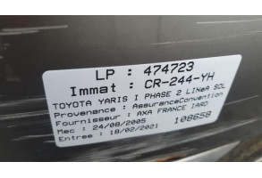 Armature avant, Masque avant TOYOTA YARIS VERSO Photo n°6