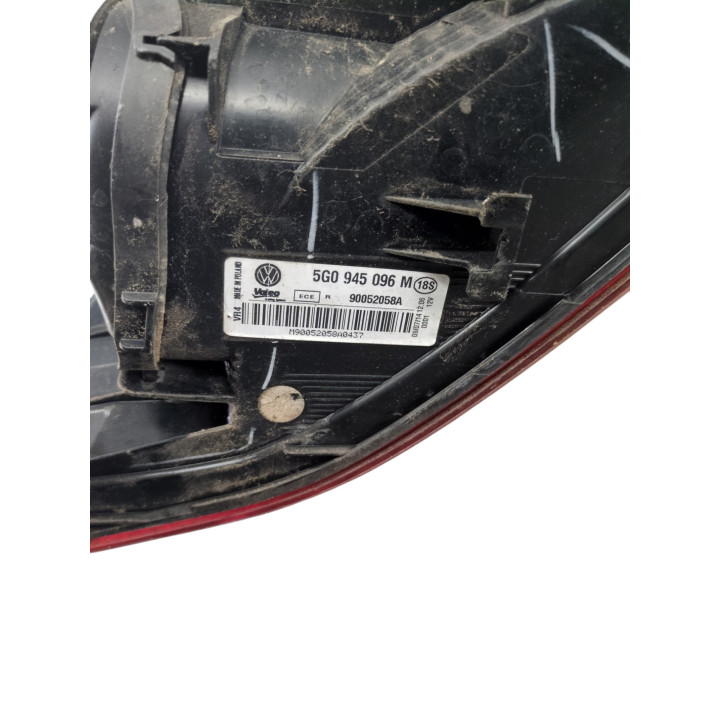 Feu arriere principal droit (feux) VOLKSWAGEN GOLF 7 Photo n°4