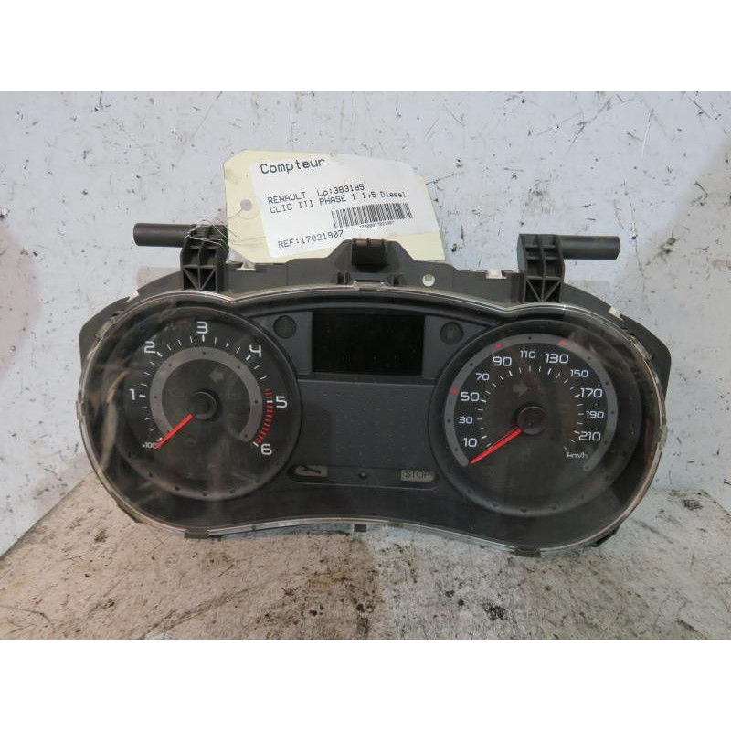 Compteur RENAULT CLIO 3 Photo n°1