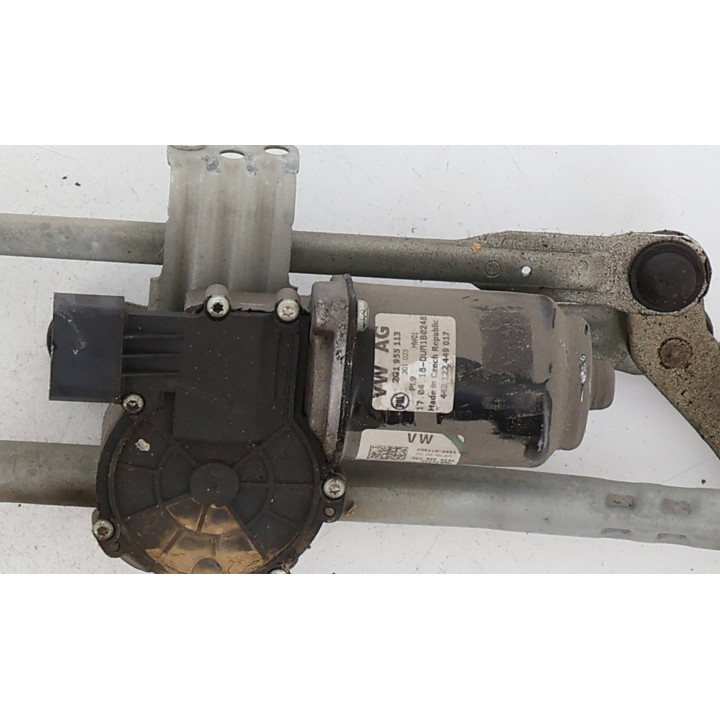 Moteur essuie glace avant VOLKSWAGEN POLO 6 Photo n°2