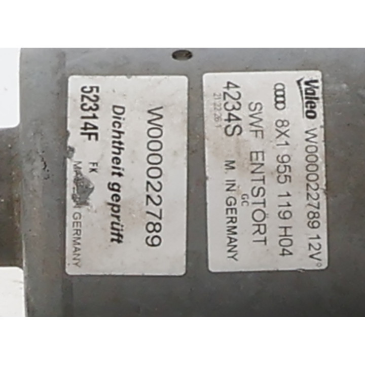 Moteur essuie glace avant AUDI A1 1 Photo n°3