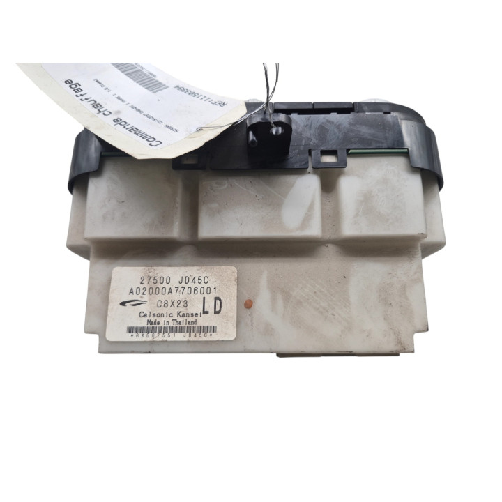 Commande chauffage NISSAN QASHQAI 1 Photo n°3