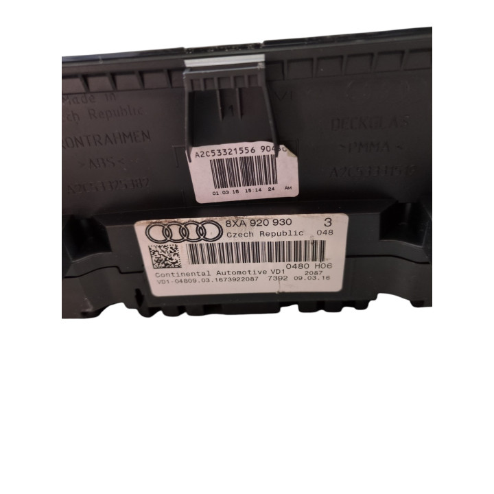 Compteur AUDI A1 1 Photo n°3