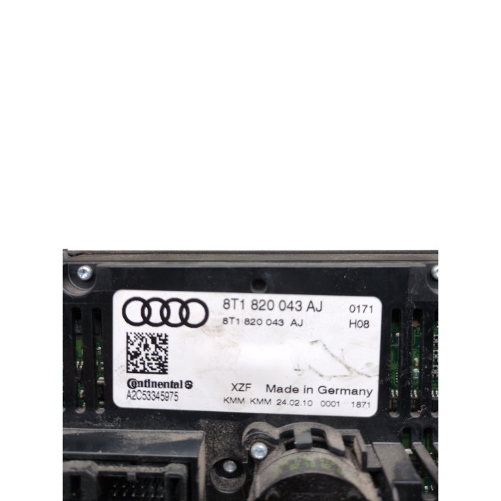 Commande chauffage AUDI A5 1 Photo n°3