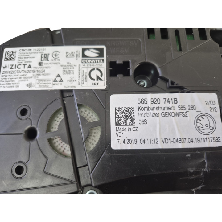 Compteur SKODA KODIAQ Photo n°2