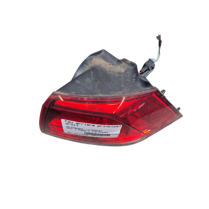 Feu arriere principal droit (feux) VOLKSWAGEN GOLF 7 Photo n°2