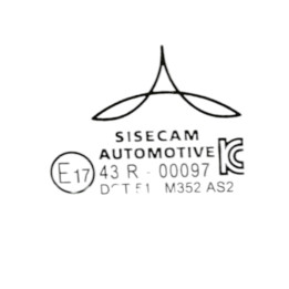 Vitre avant droit RENAULT CLIO 5 Photo n°1