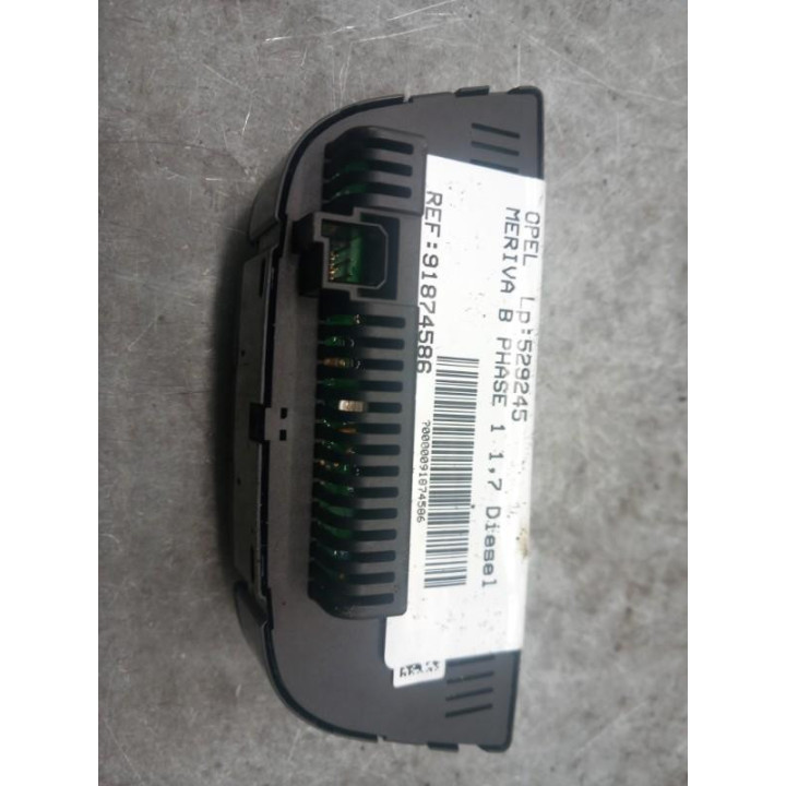 Commande chauffage OPEL MERIVA B Photo n°3