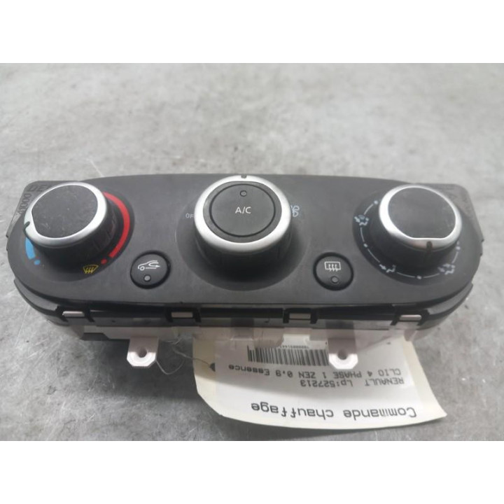 Commande chauffage RENAULT CLIO 4 Photo n°3