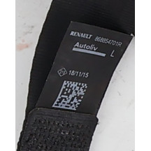 Ceinture avant gauche DACIA SANDERO 2 Photo n°3