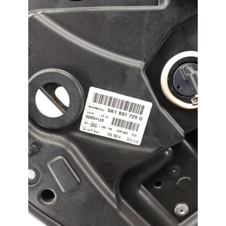 Leve vitre electrique avant gauche VOLKSWAGEN GOLF 6 Photo n°2