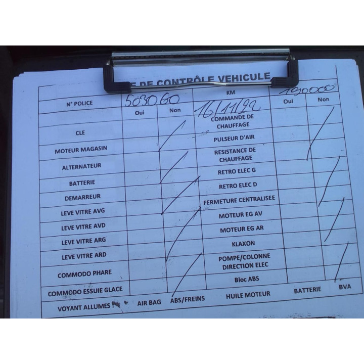 Commande chauffage OPEL MERIVA B Photo n°15