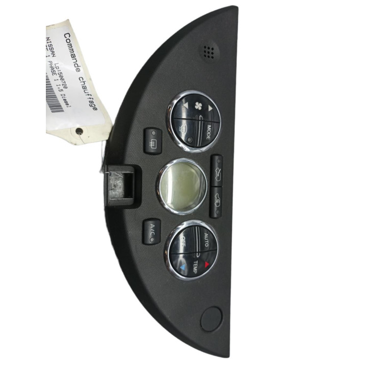 Commande chauffage NISSAN NOTE 1 Photo n°2