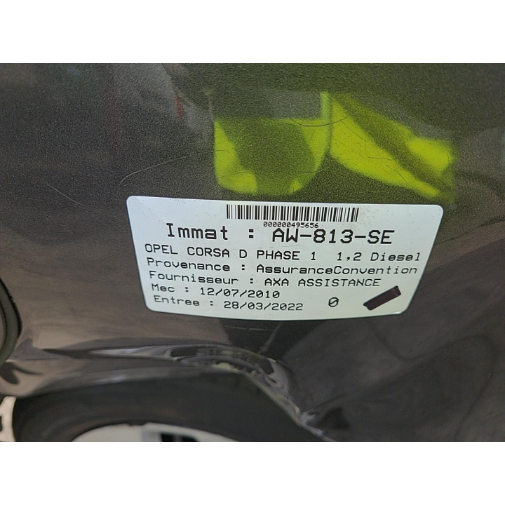 Pare soleil droit OPEL CORSA D Photo n°8