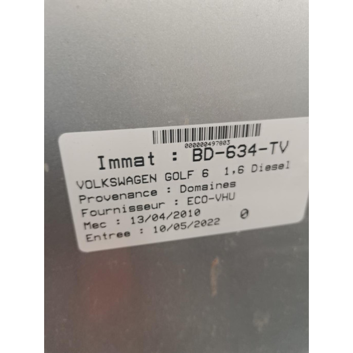Commande chauffage VOLKSWAGEN GOLF 6 Photo n°2